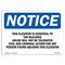 Signmission OSHA Notice, 5" Height, This Elevator Is Essential To Building Sign, 7" X 5", Landscape OS-NS-D-57-L-18609 - alternate 1